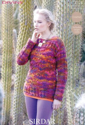 Sweater in Sirdar Divine - 7328