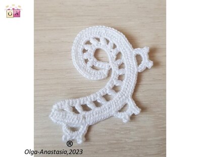 Openwork antique curl crochet 4