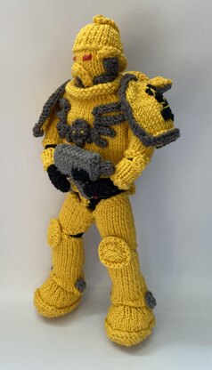 Imperial Fist Space Marine Doll