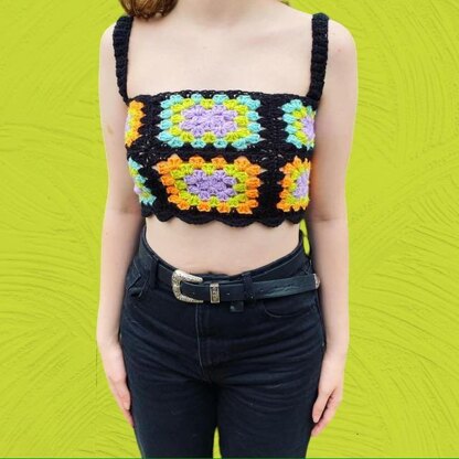 Boho Crochet Crop Top