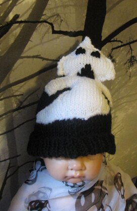 Baby White Ghost Beanie