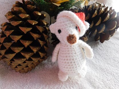 Little Christmas Bear amigurumi