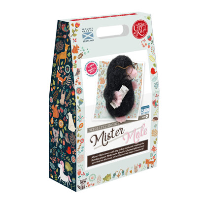 The Crafty Kit Company Mister Mole Needle Felting Kit - 20cm