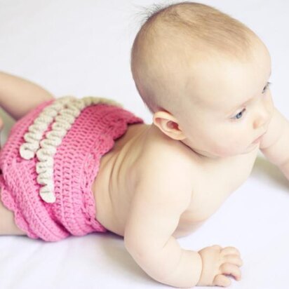 Girly Ruffle Pants - diaper cover