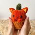 Cupcake pumpkin cat crochet pattern, PDF, amigurumi halloween pattern