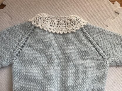 Daisy raglan cardigan
