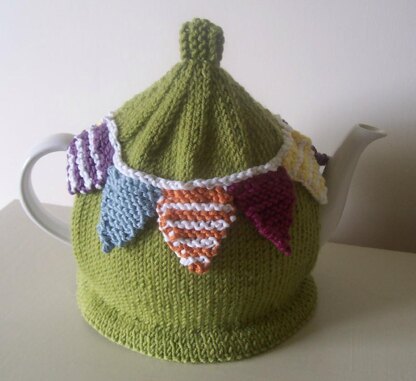 Summer Bunting Tea Cosy