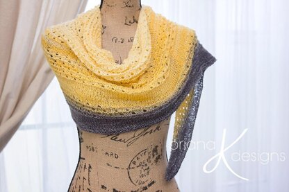 Dawn to Dusk Knit Shawl