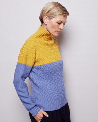 Ester Jumper - Knitting Pattern For Women in MillaMia Naturally Soft Merino by MillaMia