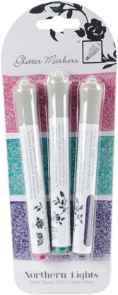 Tonic Studios Nuvo Glitter Markers 3/Pkg - Northern Lights