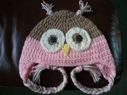 Fun Childs Owl Beanie