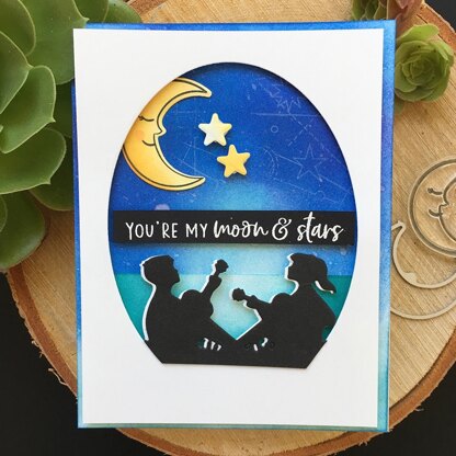 Hero Arts Clear Stamps 4"X6" - You're My Universe