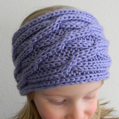 Galene Cable Knit Headband - knitting pattern