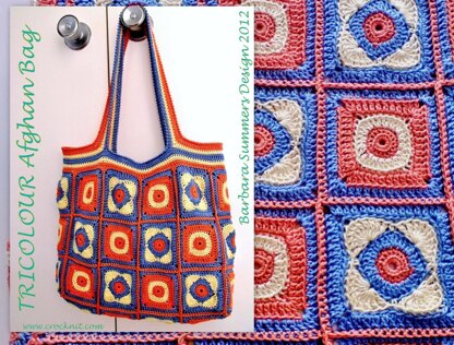 TRICOLOUR Afghan Bag UK