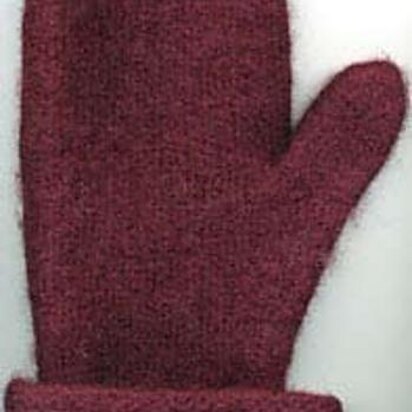 Two-Needle Felted Mitten