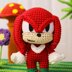 Knuckles the Echidna Amigurumi Crochet Pattern – PDF Digital Download (English)