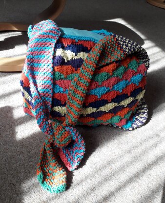 Starburst knitting bag