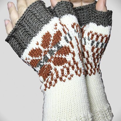 Aurora Fingerless mitts