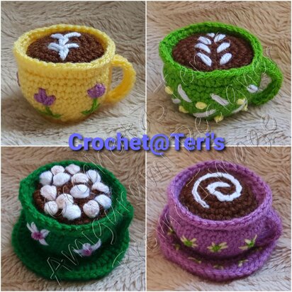 Cafe Time Cuppas (Pincushions)