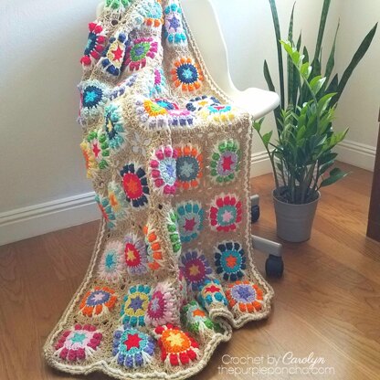 Flower Pop Granny Square