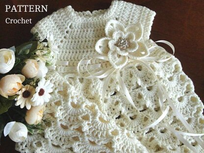 Crochet Baby Dress by Elena Mitchell