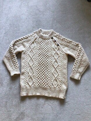 Men’s Aran jumper