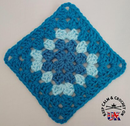 Tri-Tonal Traditional Granny Square