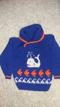 Whale sweater