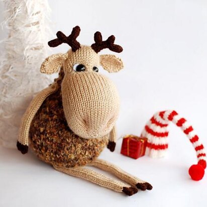 Pop-eyed Elk - knitting pattern