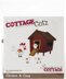 CottageCutz Dies - Chickens & Coop 4.6"X3.4"