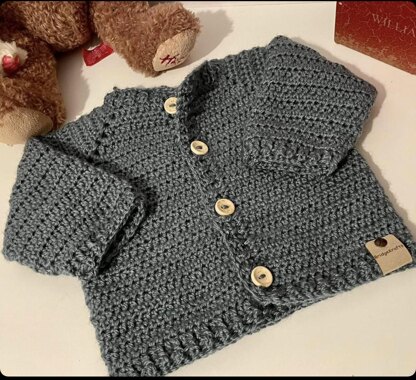 The Bambino Cardigan and Hat Set