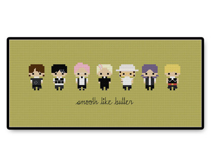 BTS Butter Bite Size - PDF Cross Stitch Pattern