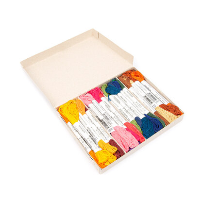 Paintbox Crafts Stickgarn Mouliné - 48er Pack (Pastell)