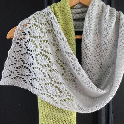 Little Birches Wrap - knitting pattern