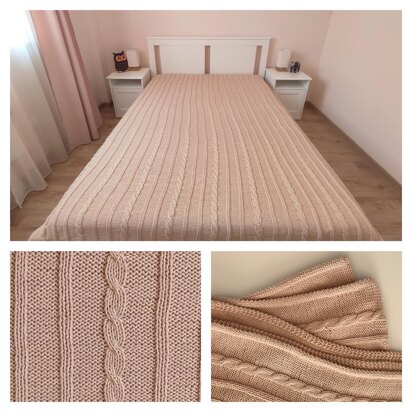 Cable Knit Bed Spread