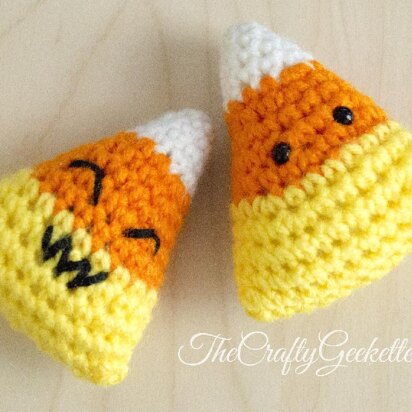 Nom Nom Candy Corn - Amigurumi and Garland