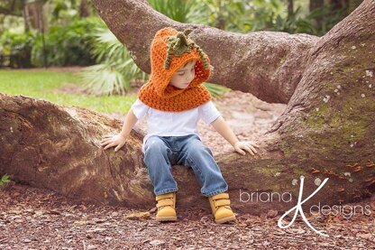 Pumpkin Hooded Cowl