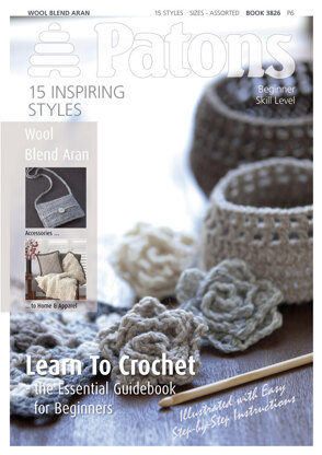 Learn to Crochet Book by Patons - 3826