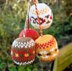Painted Daisy Hanging Decoration Knitting Pattern - Toy Knitting Pattern