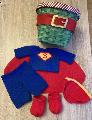Knitables toy superman outfit