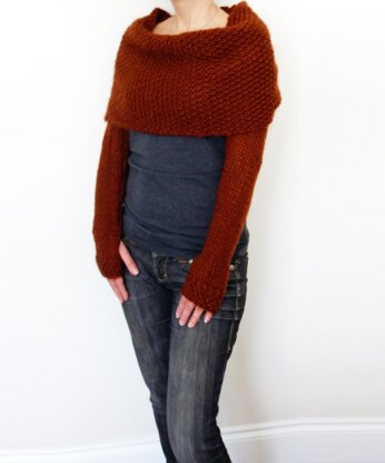 Rust Sweater Scarf