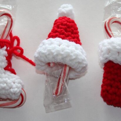 Mini Candy Cane Holder Christmas Ornaments