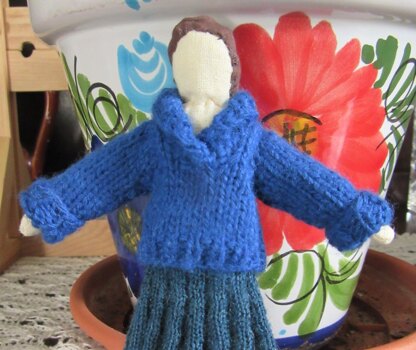 1:12th scale Ladies chunky jumper