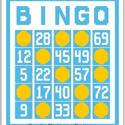 BINGO overlay mosaic Throw blanket