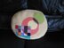 Modern Art Oval Pillow or Placemat