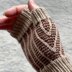 Hearthstripe Fingerless Mitts