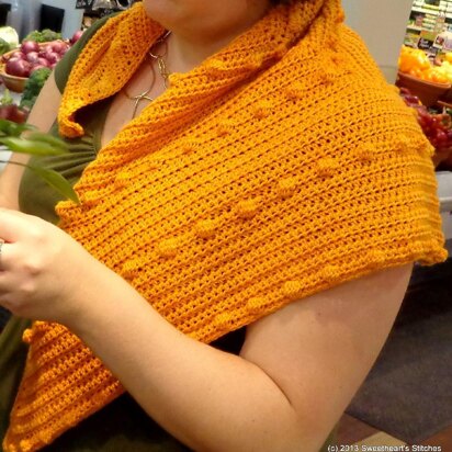 Pumpkin Spice Shawlette