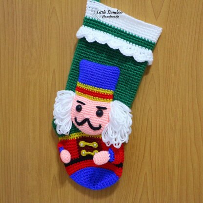 Nutcracker Christmas Stocking