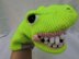 Rexy, the Tyrannosaurus rex, hand puppet