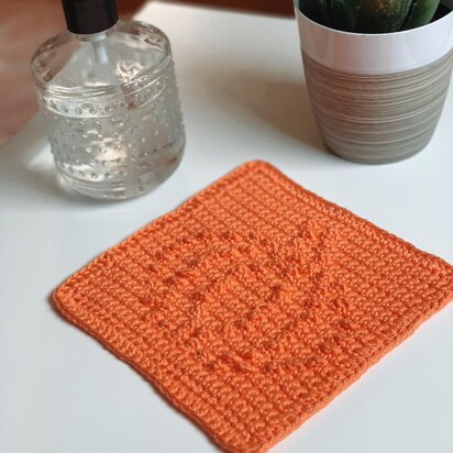 The Autumn Pumpkin Dishcloth